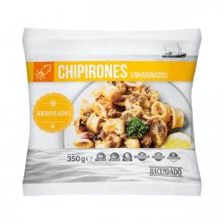 Chipirones enharinados Hacendado ultracongelado Paquete 0.35 kg