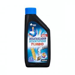 Desatascador turbo Bosque Verde en gel Botella 500 ml