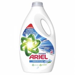 Detergente líquido frescor alpes Ariel 40 lavados.