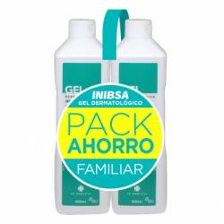 Gel dermatológico ph 5.5 con colágeno y lipo-proteinas Inibsa pack de 4 unidades de 1 l.