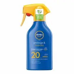 Spray protector solar FP20 Protege & Hidrata Nivea Sun 270 ml.