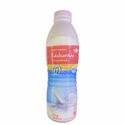 Yogur líquido desnatado edulcorado sin azúcar añadido Carrefour 1 kg.