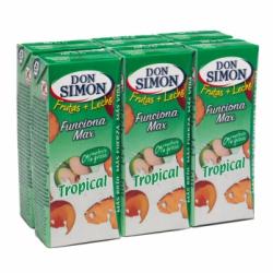 Zumo tropical Don Simon pack de 6 briks de 20 cl.