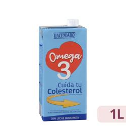 Bebida láctea desnatada omega 3 Hacendado Brick 1 L