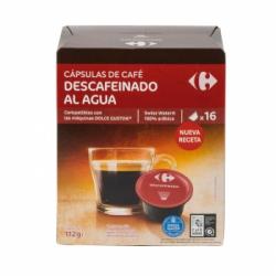 Café molido natural descafeinado Carrefour 250 g.