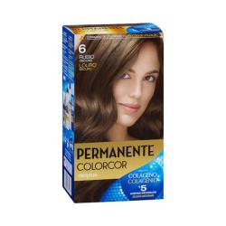 Coloración permanente 6 rubio oscuro Deliplus Caja 1 ud