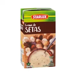 Crema de setas Starlux con champiñones Brick 500 ml