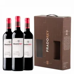 Estuche 3 Bot. Pradorey Origen Tinto 2021