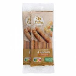 Palitos con 4 quesos Carrefour 160 g.