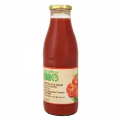 Zumo de tomate ecológico Carrefour botella 750 l.