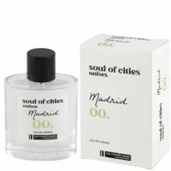 Agua de colonia Soul Of Cities Unisex 00. Madrid Les Cosmétiques 100 ml.