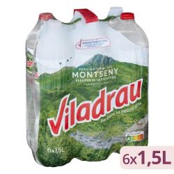 Agua mineral Viladrau grande 6 botellas X 1.5 L