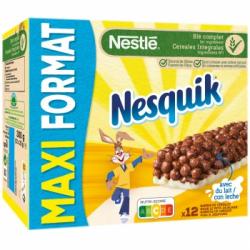 Barritas de cereales Nesquik Nestlé 300 g.