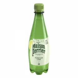 Bebida refrescante aromatizada con agua mineral con gas sabor lima Maison Perrier 50 cl.