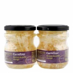 Brotes de soja Carrefour pack de 2 unidades de 90 g.