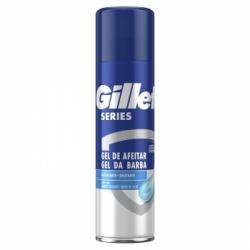 Gel de afeitado hidratante con manteca de cacao Series Gillette 200 ml.