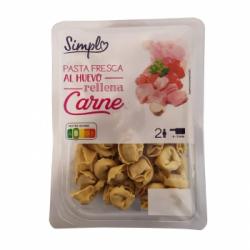 Pasta fresca al huevo rellena carme Simpl 250 g.