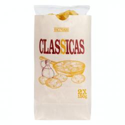 Patatas fritas clásicas Hacendado 2 paquetes X 0.15 kg