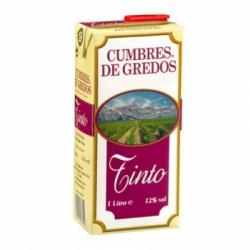 Vino tinto de mesa Cumbre de Gredos brik 1 l.