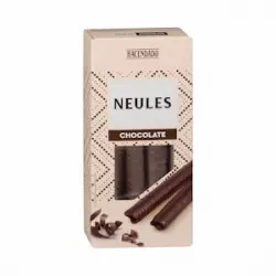Barquillos con chocolate Neules Hacendado