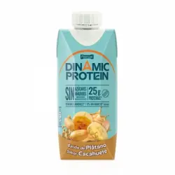 Batido de plátano sabor cacahuete Dinamic Protein Pascual 330 ml.