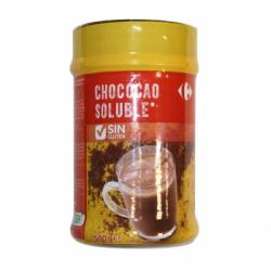 Cacao soluble Carrefour sin gluten 500 g.