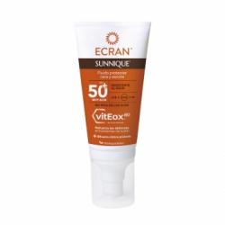 Fluido protector facial cara y escote SFP50+ Ecran Sunnique 50 ml.