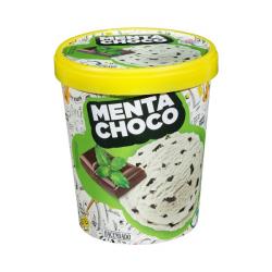 Helado menta choco trozos Hacendado Bote 500 ml