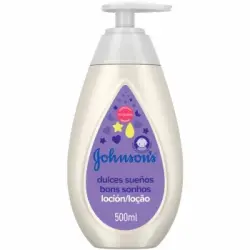 Loción suave para ayudar a que los bebés duerman mejor Dulces Sueños Johnson's Baby 500 ml.