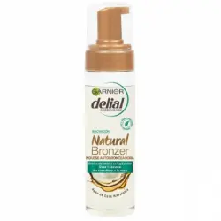 Mousse autobronceadora agua de coco hidratante innovación natural bronzer Ganier Delial 200 ml.