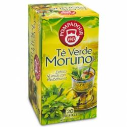 Té verde moruno en bolsitas Pompadour 20 ud.