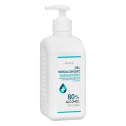 Gel de manos hidroalcohólico 80% alcohol Deliplus antiséptico sin aclarado Bote 0.5 100 ml