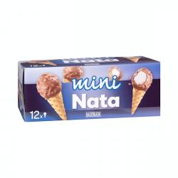 Helado mini cucurucho nata Hacendado Caja 444 ml