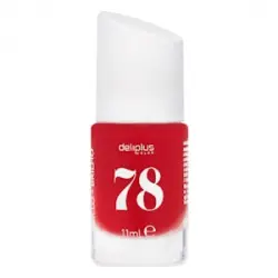 Laca de uñas alto brillo Deliplus 78 Rojo  1 ud