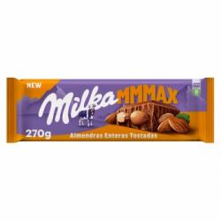 Tableta de chocolate con almendras Milka 270 g.