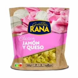 Tortellini de jamón y queso Rana 250 g.