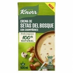 Crema de setas del bosque con champiñones Knorr 500 ml.