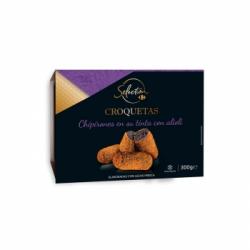 Croquetas de chipirones en su tinta con alioli Carrefour Selección 300 g.