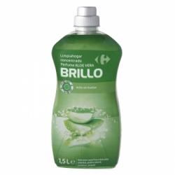 Limpiahogar con aloe vera Brillo Carrefour 1,5 l.