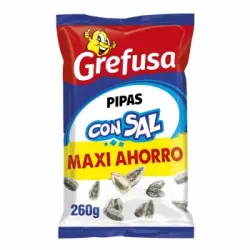 Pipas con sal Grefusa 260 g.