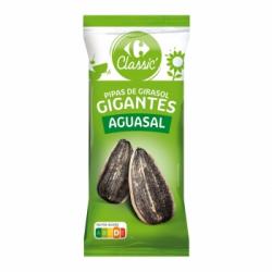 Pipas gigantes aguasal Classic Carrefour 200 g.