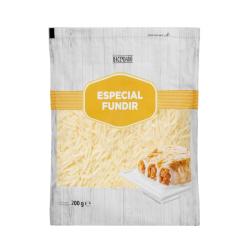 Queso rallado especial fundir Hacendado Paquete 0.2 kg