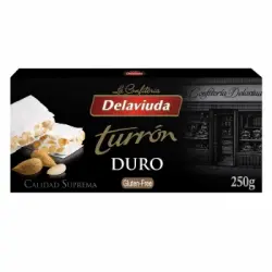 Turrón duro Delaviuda sin gluten 250 g.