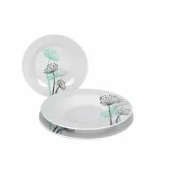 Vajilla Porcelana TABERSEO Dandelion 18 pzas - Decorado