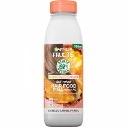 Acondicionador anti-rotura para pelo largo y frágil Fructis Hair Food Piña Garnier 350 ml.