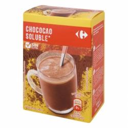 Cacao soluble en sobres Carrefour sin gluten pack de 6 sobres de 18 g
