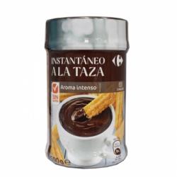 Chocolate a la taza instantáneo Carrefour sin gluten 500 g.