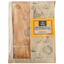Empanada rectangular de pollo con champiñones Carrefour 700 g