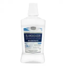 Enjuague bucal Blanqueador Bicarbonato Deliplus zero alcohol Botella 0.5 100 ml