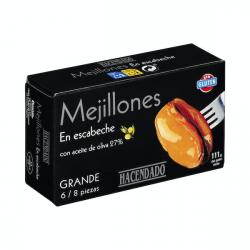 Mejillones en escabeche Hacendado grandes Lata 0.111 kg